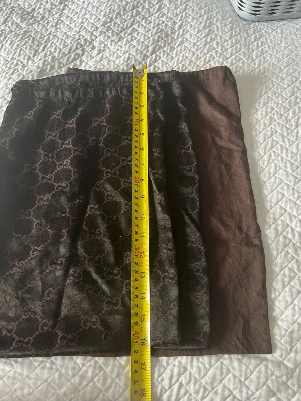 Gucci Brown GG 4 dust bags